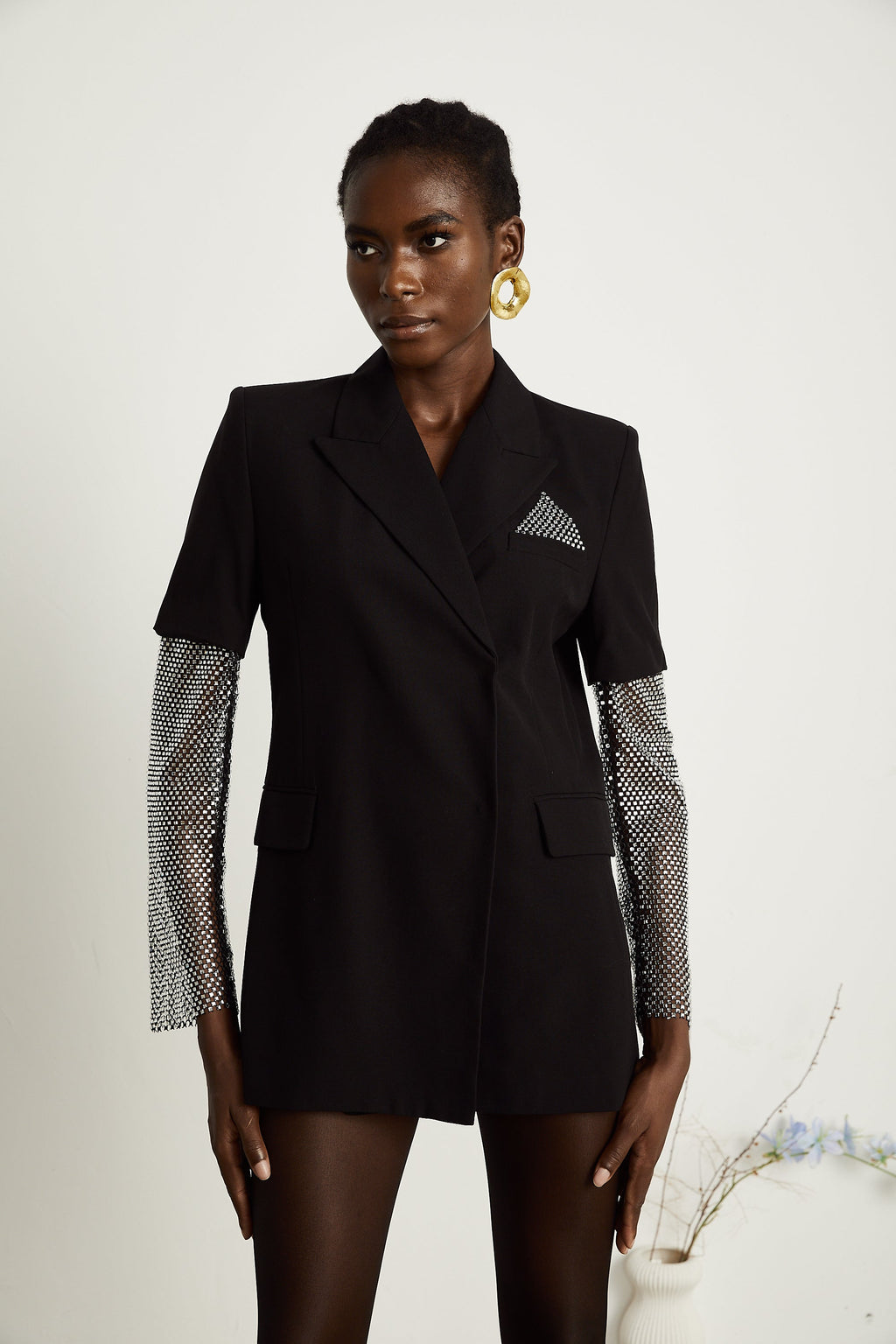 Lucille kristal blazer ceket