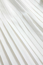 Piliseli Çan Kol V Yaka Mini Elbise