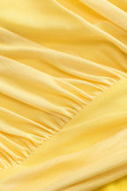 Patchwork Tek Omuz Karın Kontrolü Tek Parça Mayo