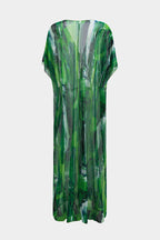 Soyut Suluboya Baskı File Örtüsü