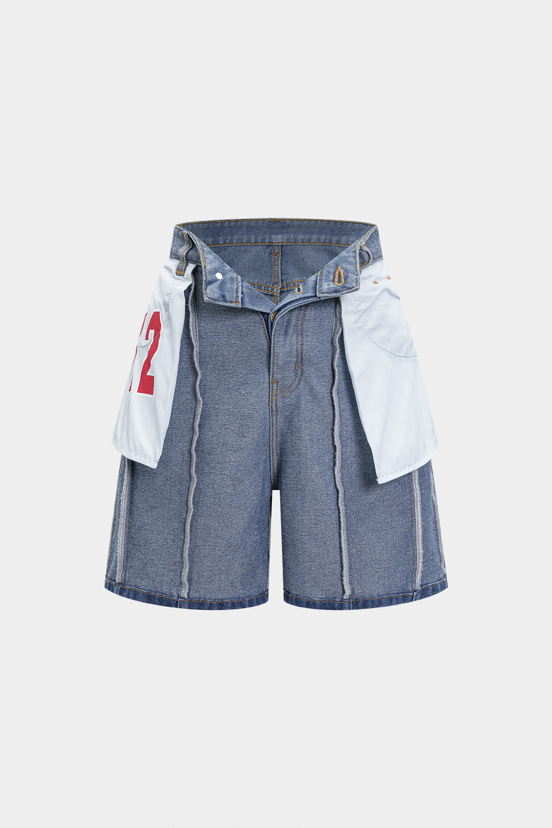 denim Cepli Şort