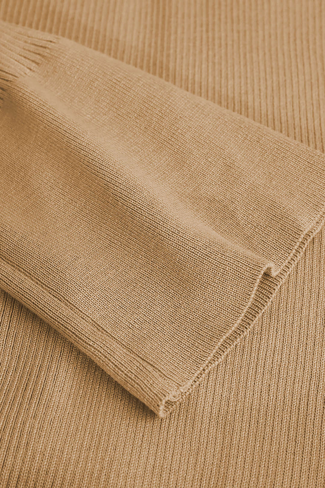 Kolları Nervürlü Düğmeli maksi Elbise