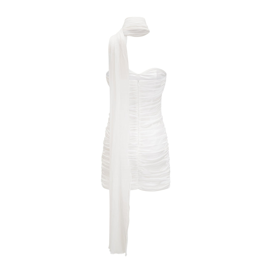 Sigrid dantelli mini elbise