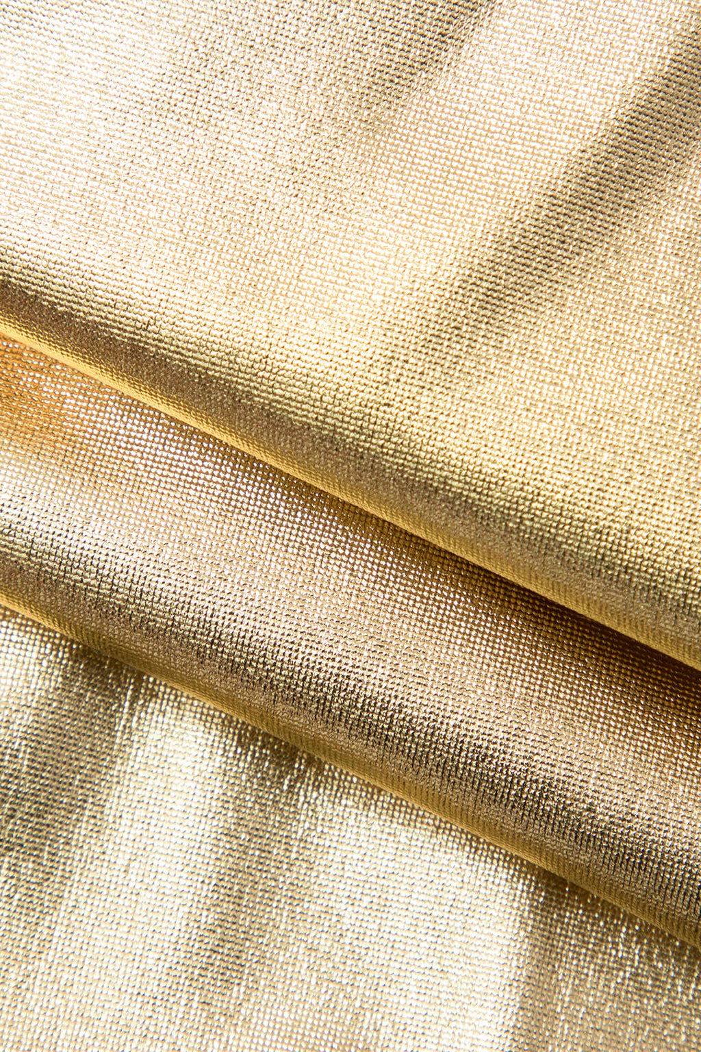 Tummy Control Metalik Yuvarlak Yaka Tek Parça Mayo