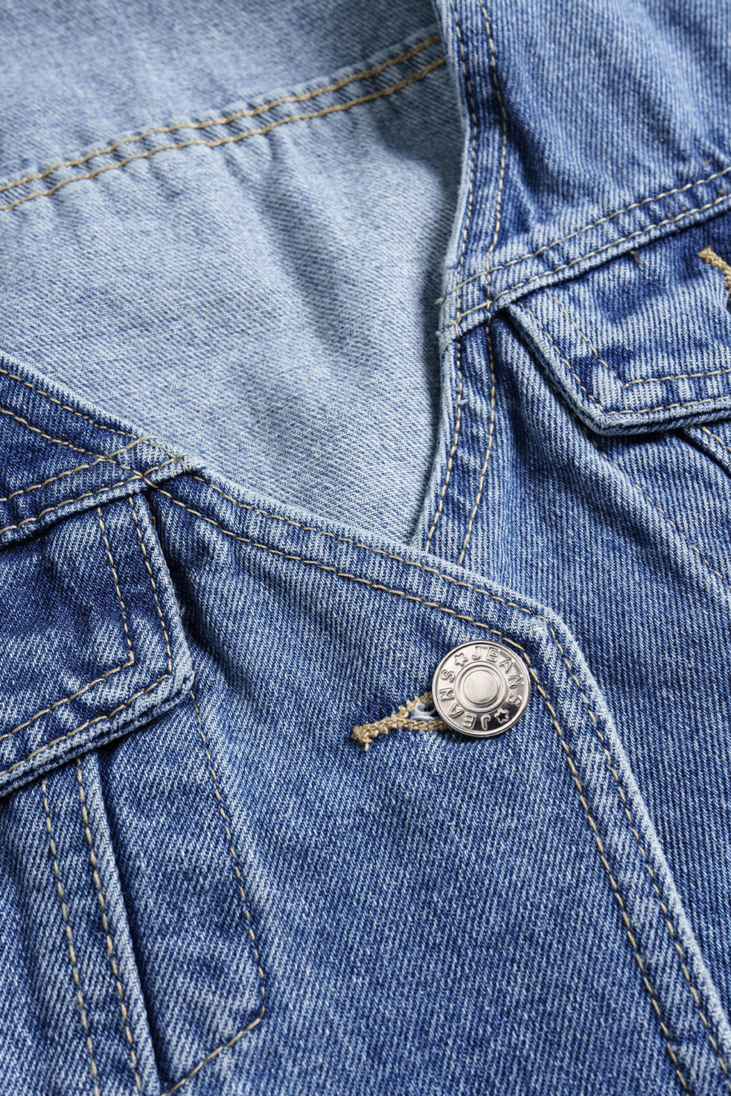 Kot V Yaka Düğmeli Yelek