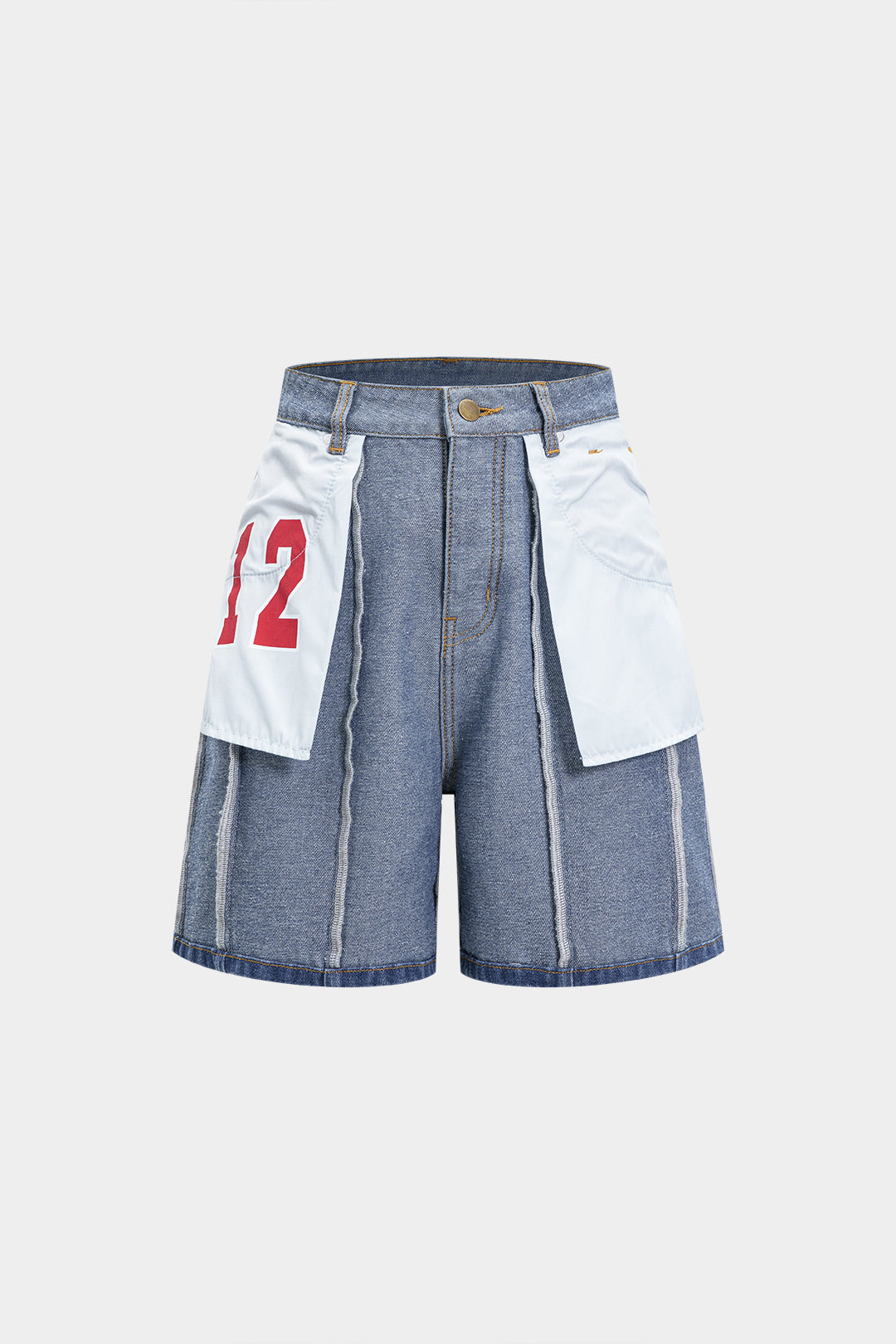 denim Cepli Şort