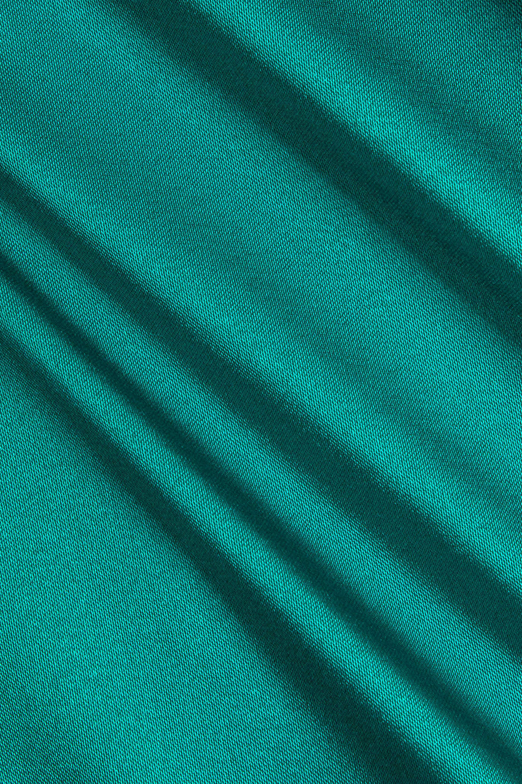 Korse Dekolteli Yüksek Yırtmaçlı maksi Elbise