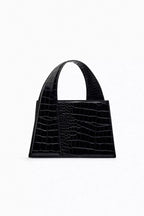 Timsah Desenli Kare Tote Çanta