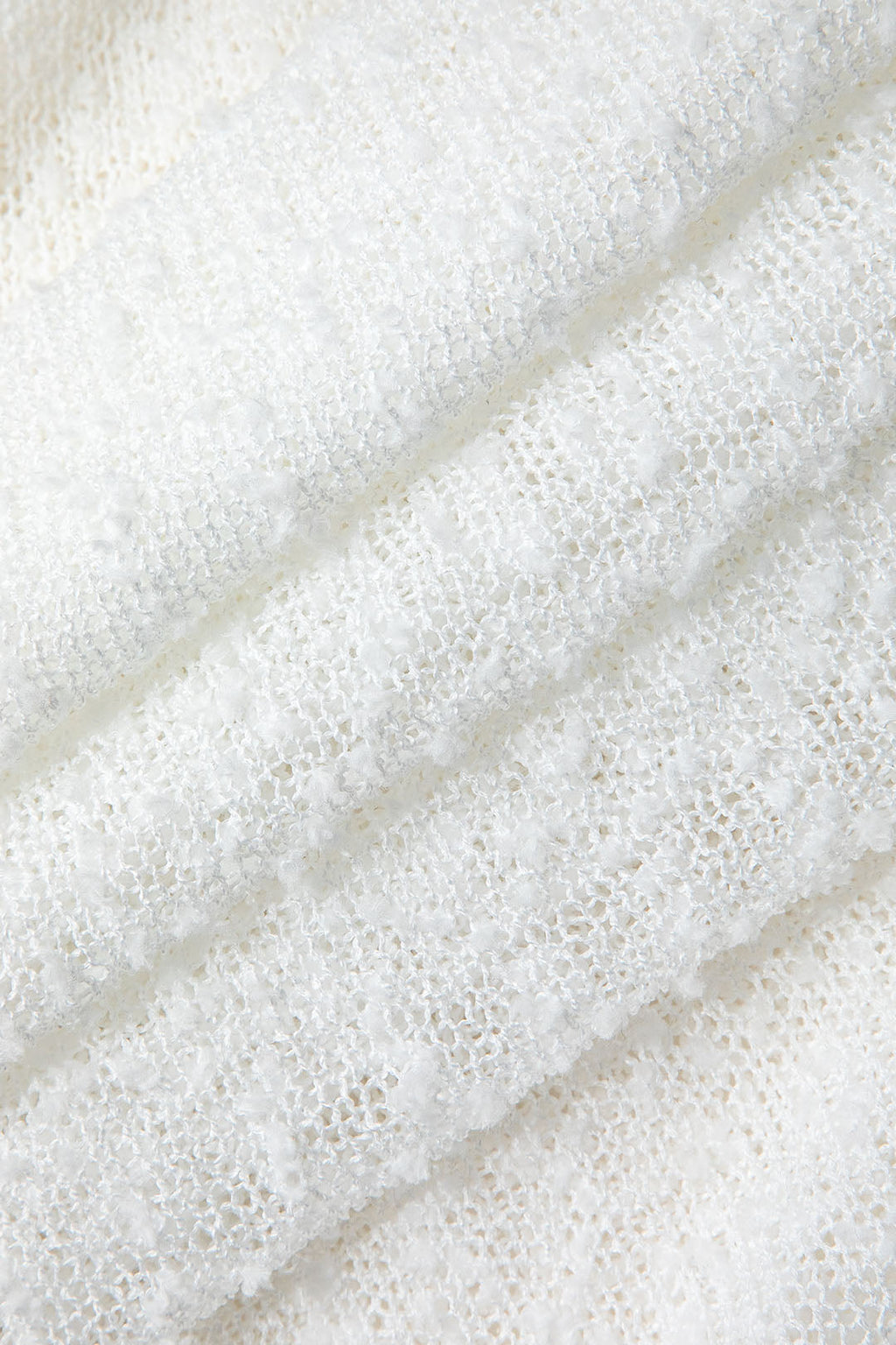 Düşük Omuz Açık Örgü maksi Elbise