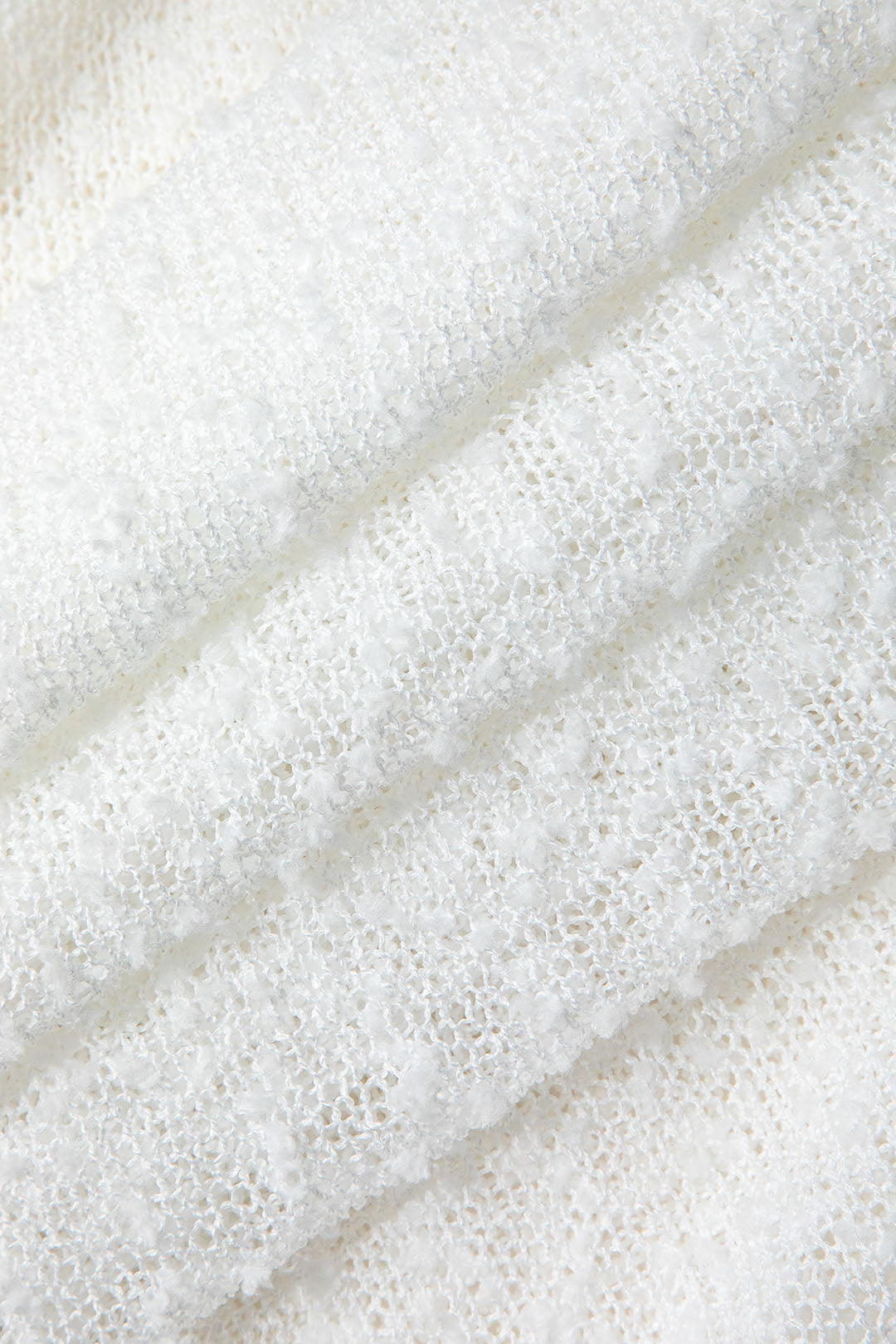 Düşük Omuz Açık Örgü maksi Elbise