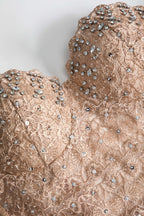 Rhinestone Dantel Büstiyer