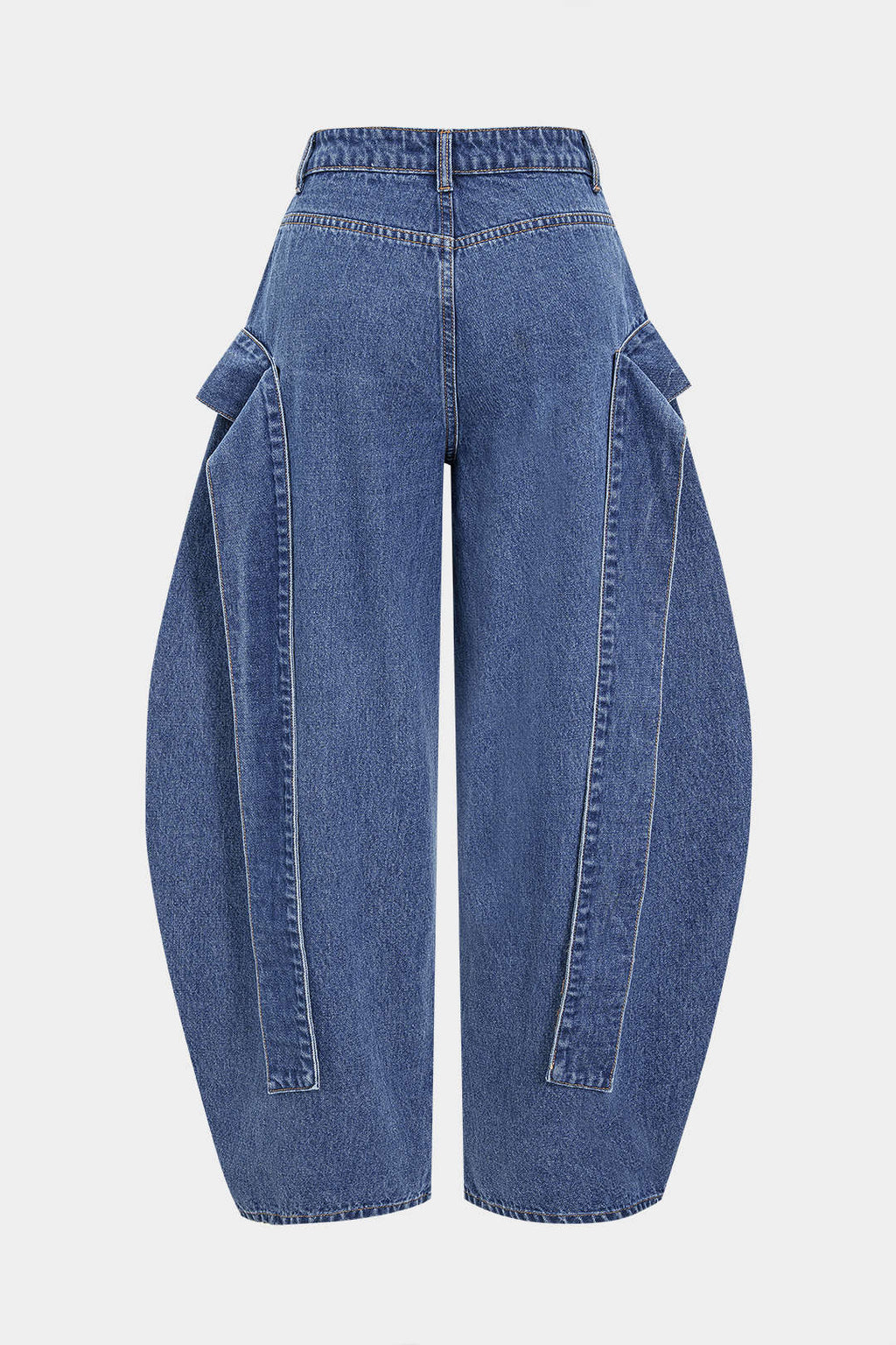 Denim Barrel Kot