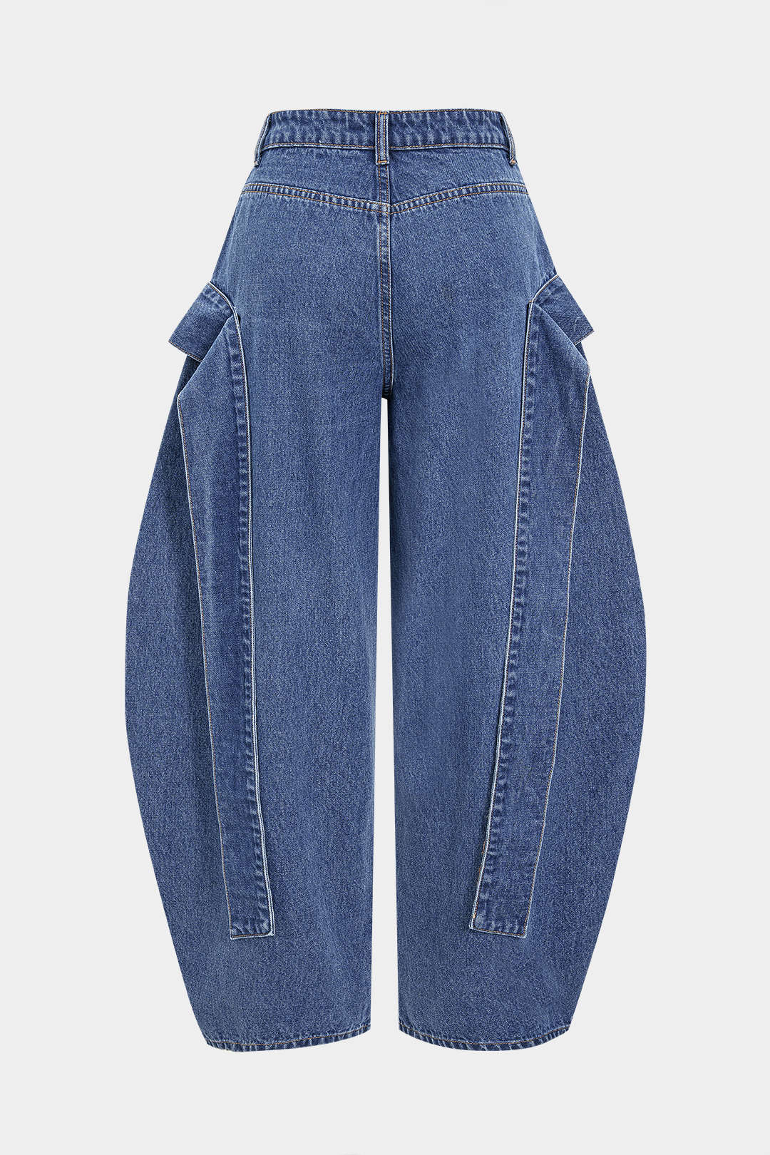 Denim Barrel Kot