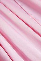 Korse Dekolteli Yüksek Yırtmaçlı maksi Elbise