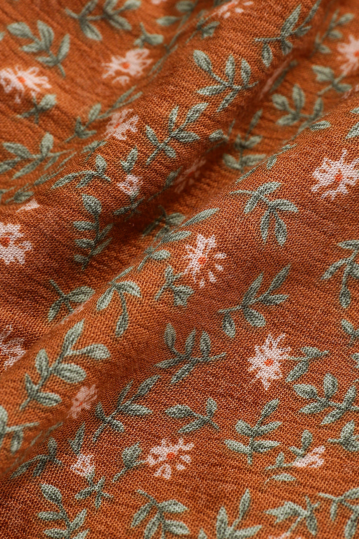 Indie All The Way Cut-Out Çiçekli Mini Elbise