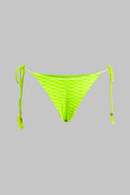 Metalik Saçaklı Kıvrımlı Bağlamalı Bikini Takımı