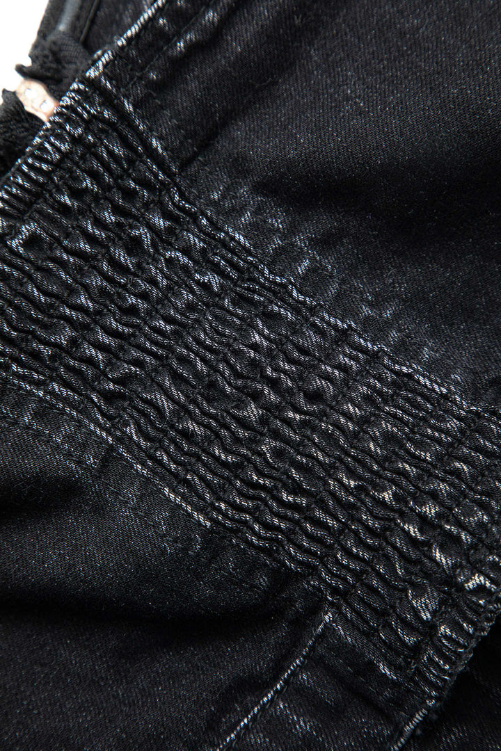 V-Yaka Fermuarlı Straplez Büstiyer