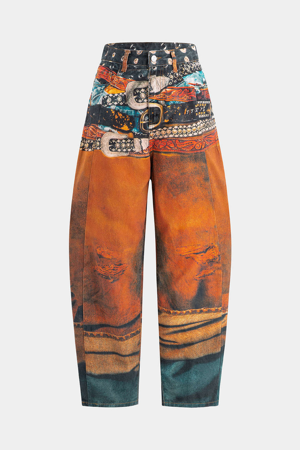 denim Barrel Jean pantolon