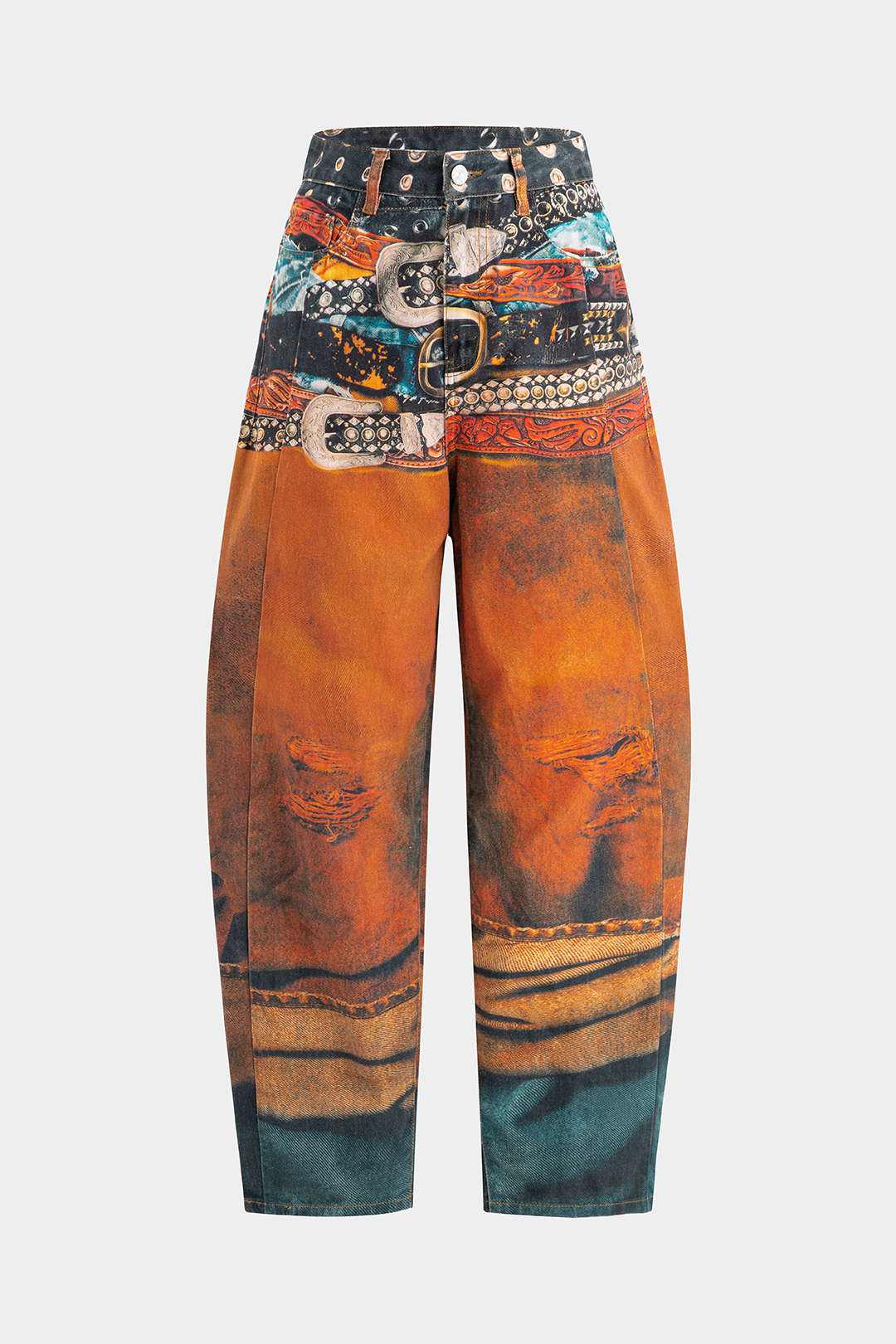 denim Barrel Jean pantolon