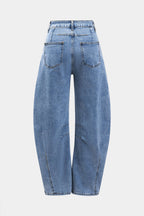 Denim Barrel Kot