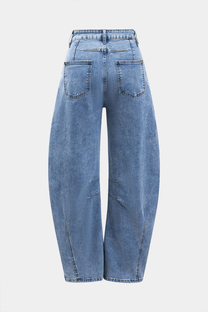 Denim Barrel Kot