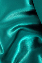 Straplez Payet Yırtmaçlı Elbise Uzun Elbise