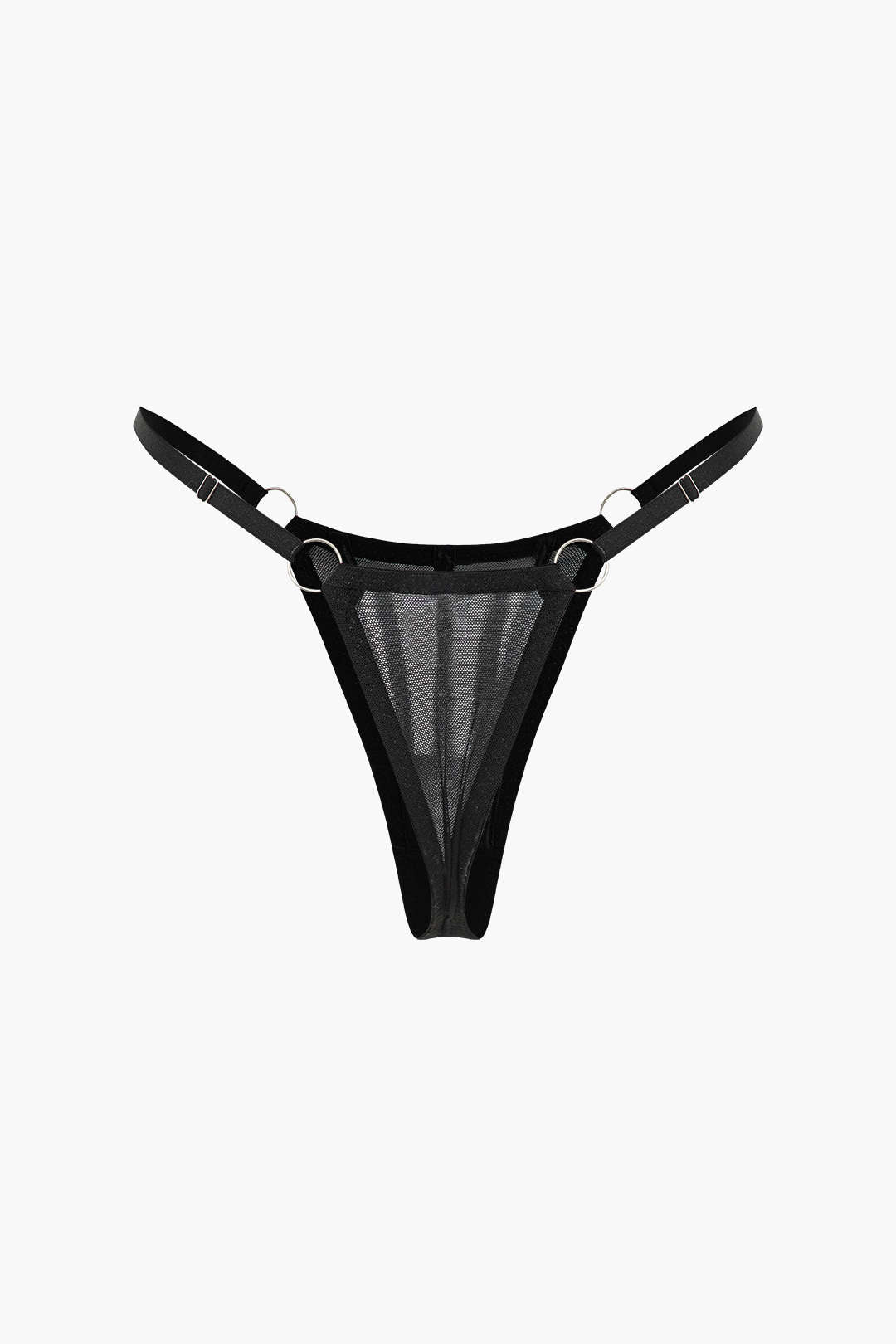 Tül Zincir Detaylı Büstiyer Bağlamalı Jartiyer Takımı