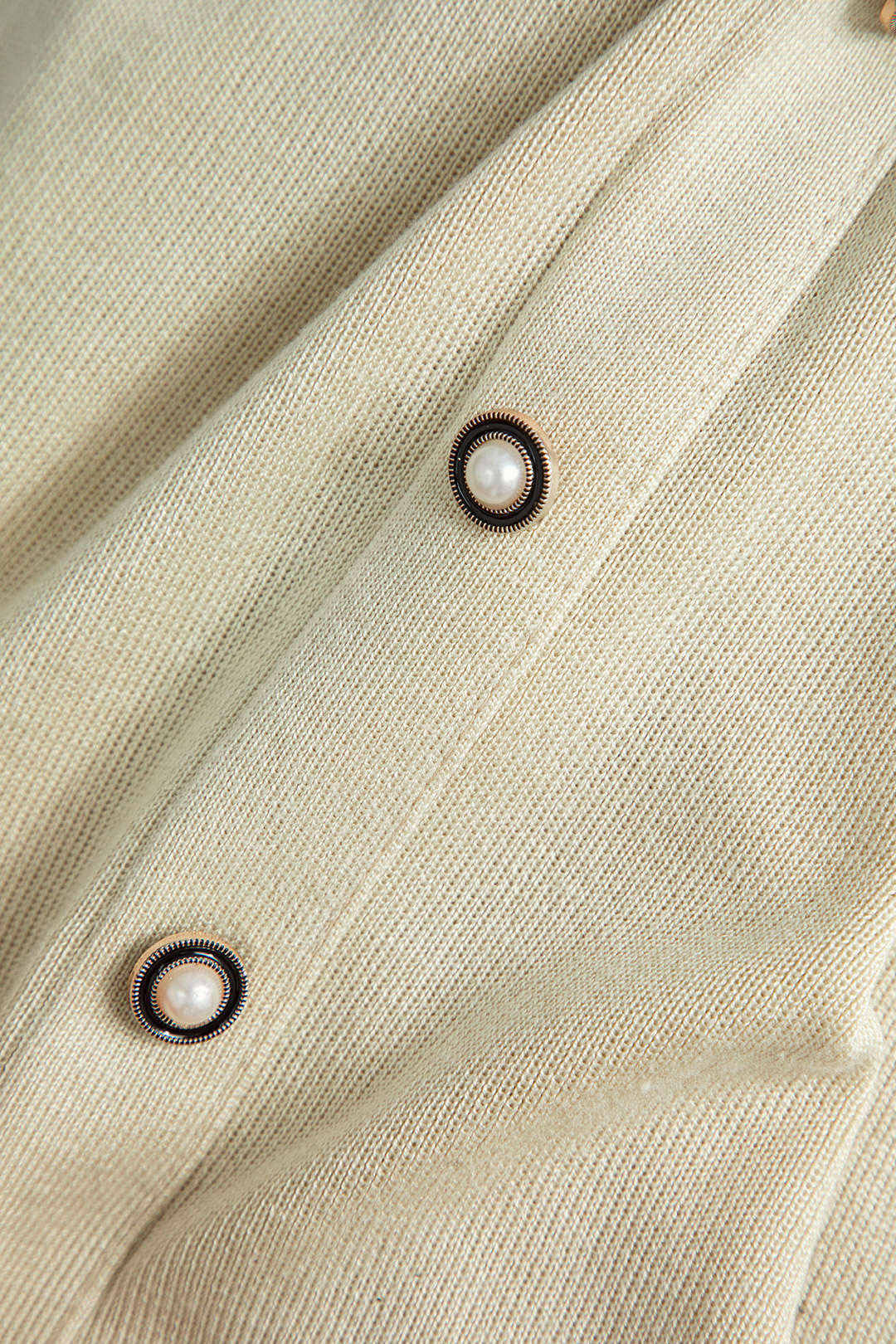 Kontrast Örgülü Sırtı Fiyonklu Pileli Mini Elbise