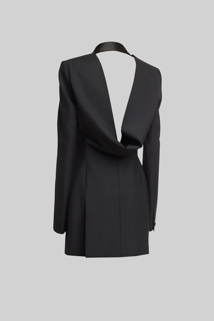 açık sırt detaylı blazer ceket