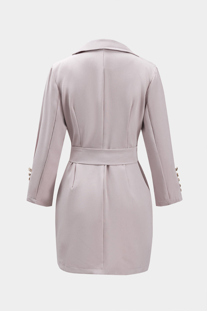 Düğmeli Uzun Kollu Blazer Ceket