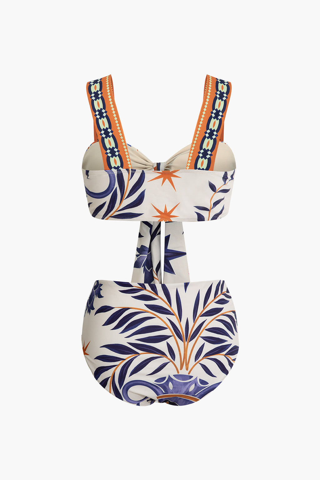 Tribal Baskılı İki Parça Mayo Bikini Takımı