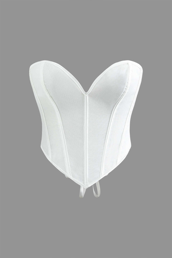 Lily Bağlamalı Korse top