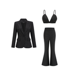 Rowena ceket, yelek top ve pantolon takım
