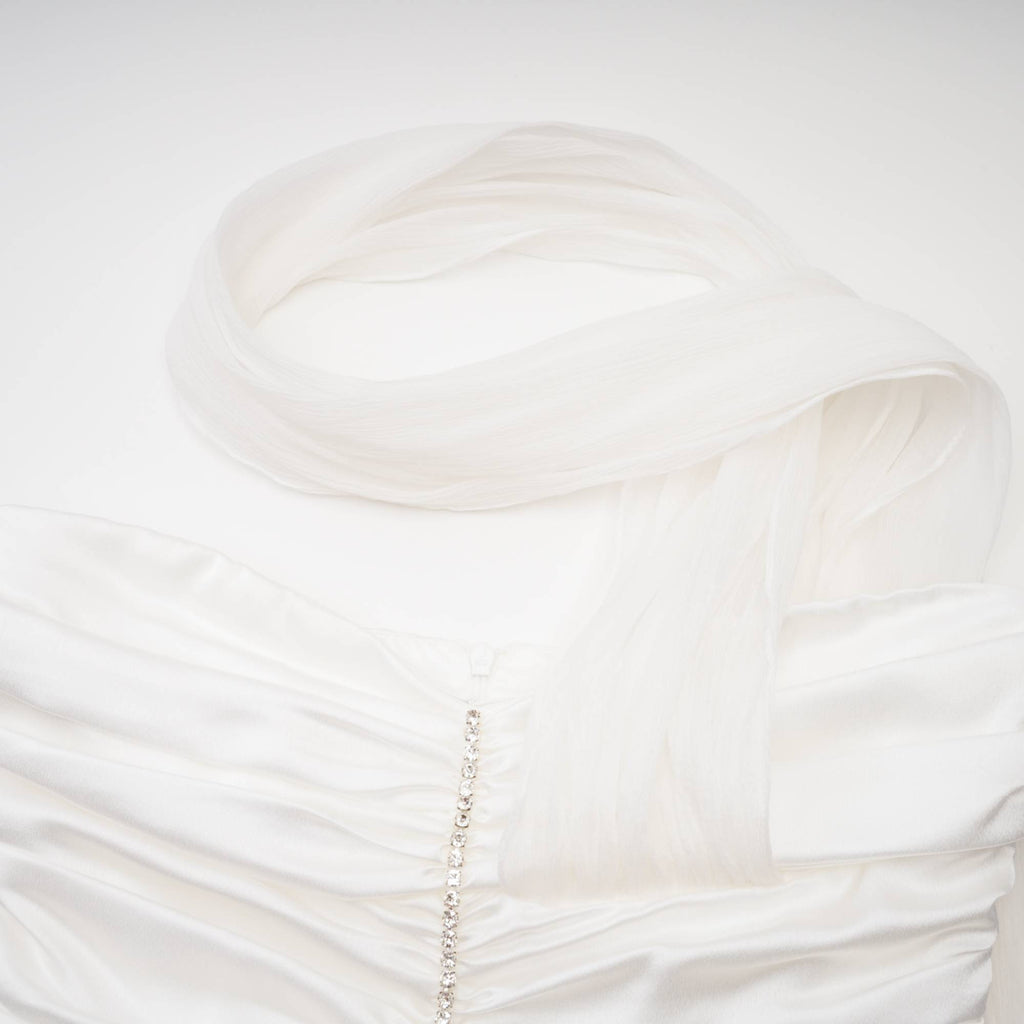 Sigrid dantelli mini elbise