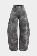 Denim Barrel Kot