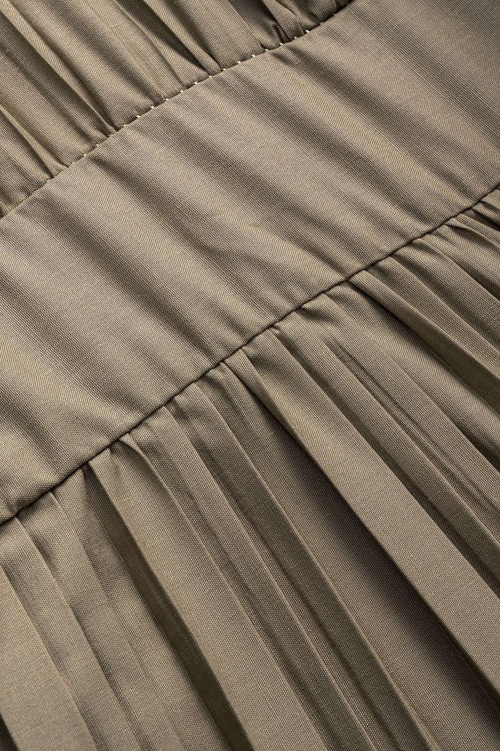 Pileli Volanlı Bağcıklı Ceket