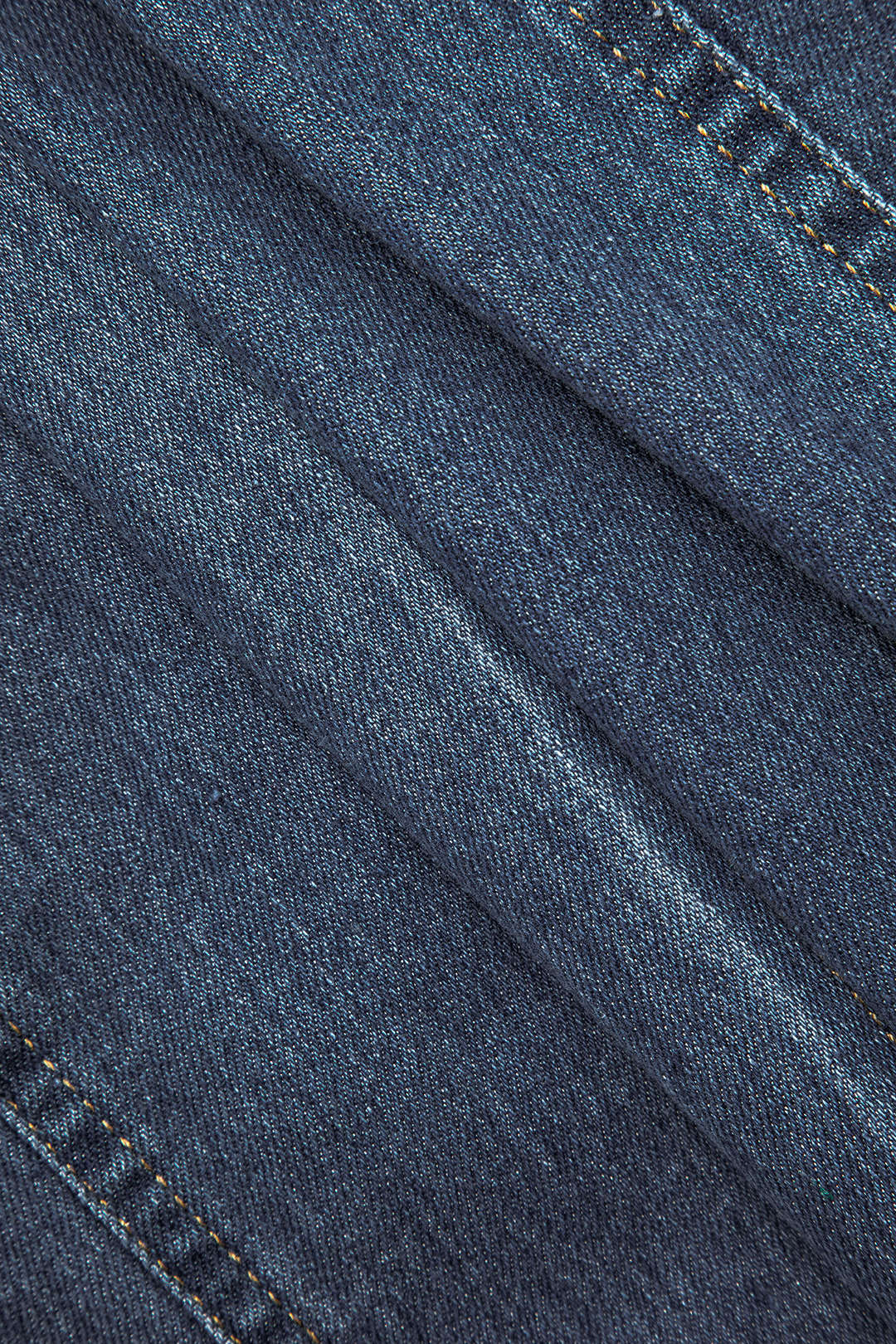 Dikiş Detaylı Fermuar Yırtmaçlı Denim Straplez maksi Elbise