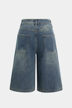 Denim Yarım Şort
