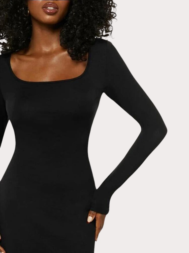 Shapewear Şekillendirici maksi Elbise