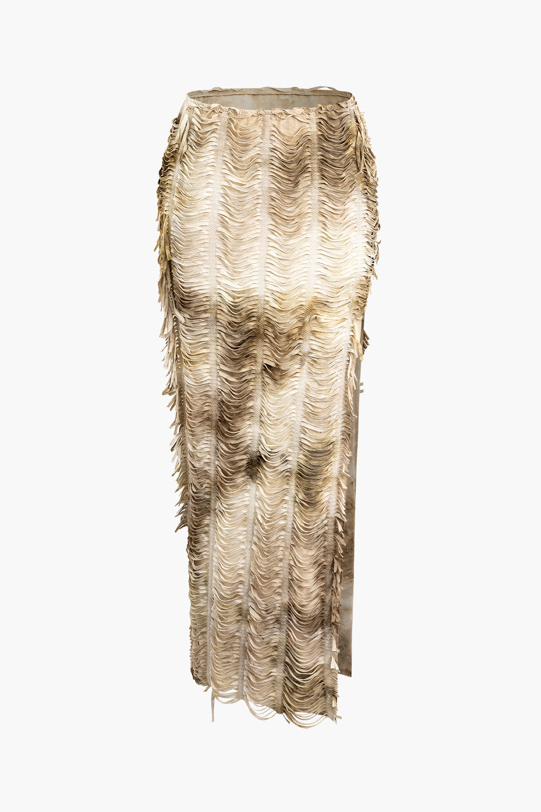 Rave Crop Top ve Yırtmaçlı Etek Takım