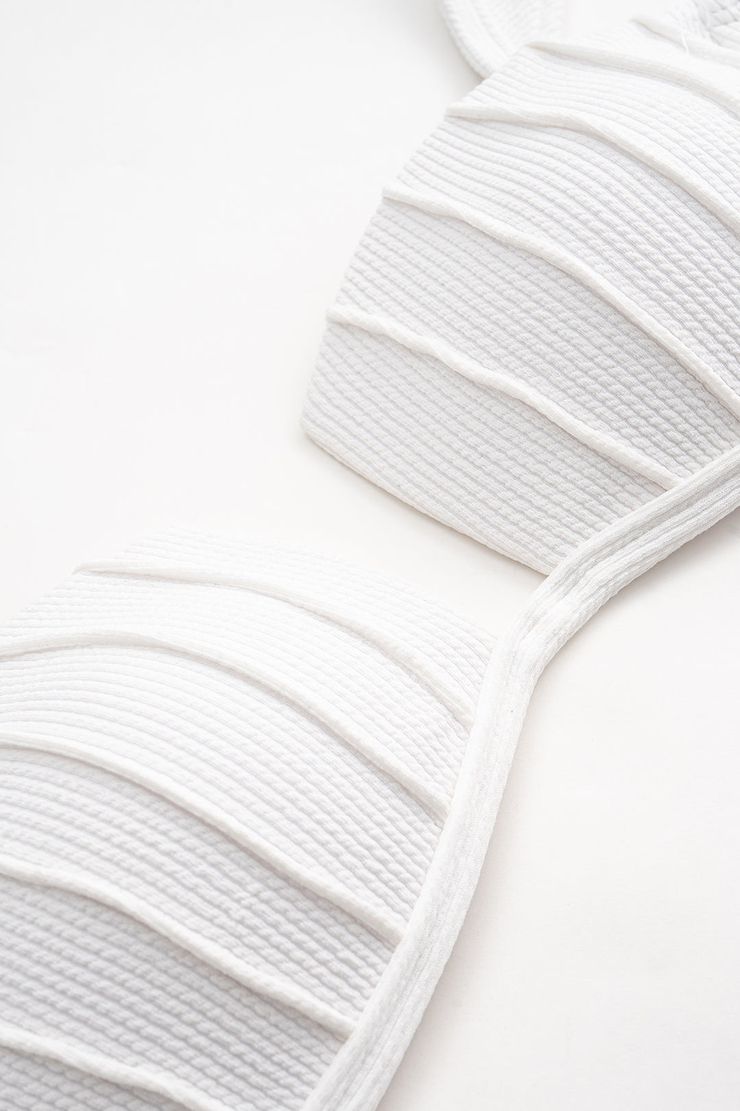 Fırfırlı Üç Parça Bikini ve pantolon takımı