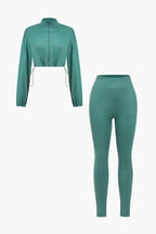 Mappe crop top ve Pantolon Takımı