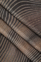 Dalga Balıkçı Yaka File Uzun Kollu maksi Elbise