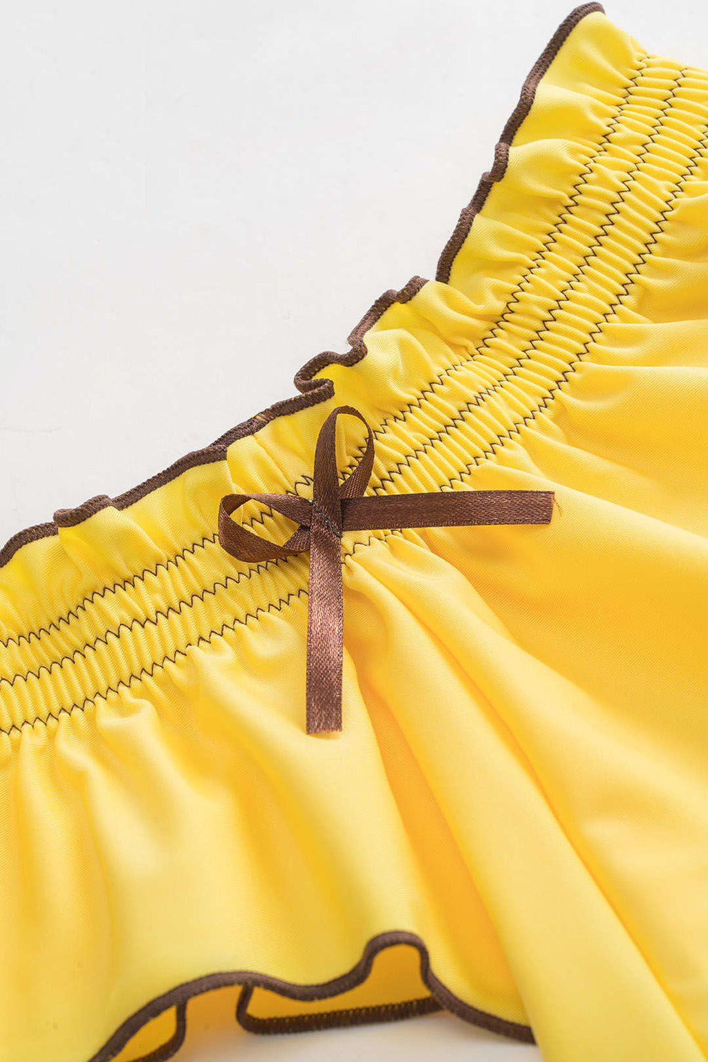 Fırfırlı Büzgülü Bikini Takımı