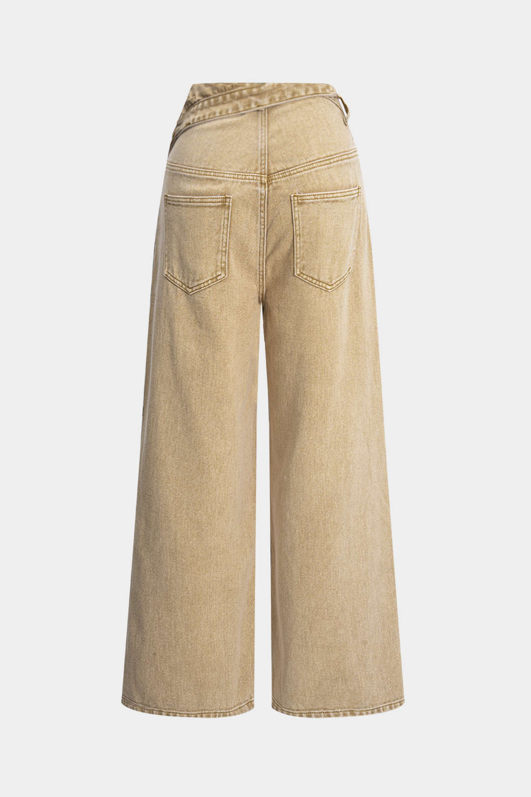 Yüksek bel Denim Barrel Kot
