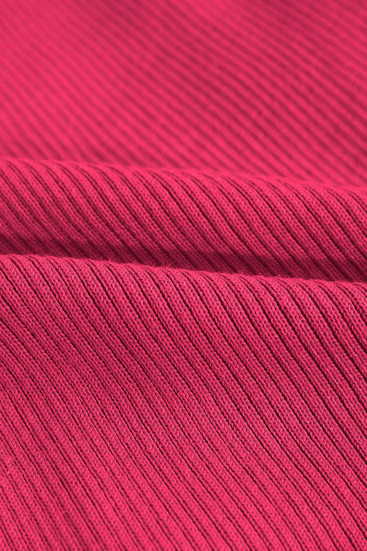 Kolları Nervürlü Düğmeli maksi Elbise