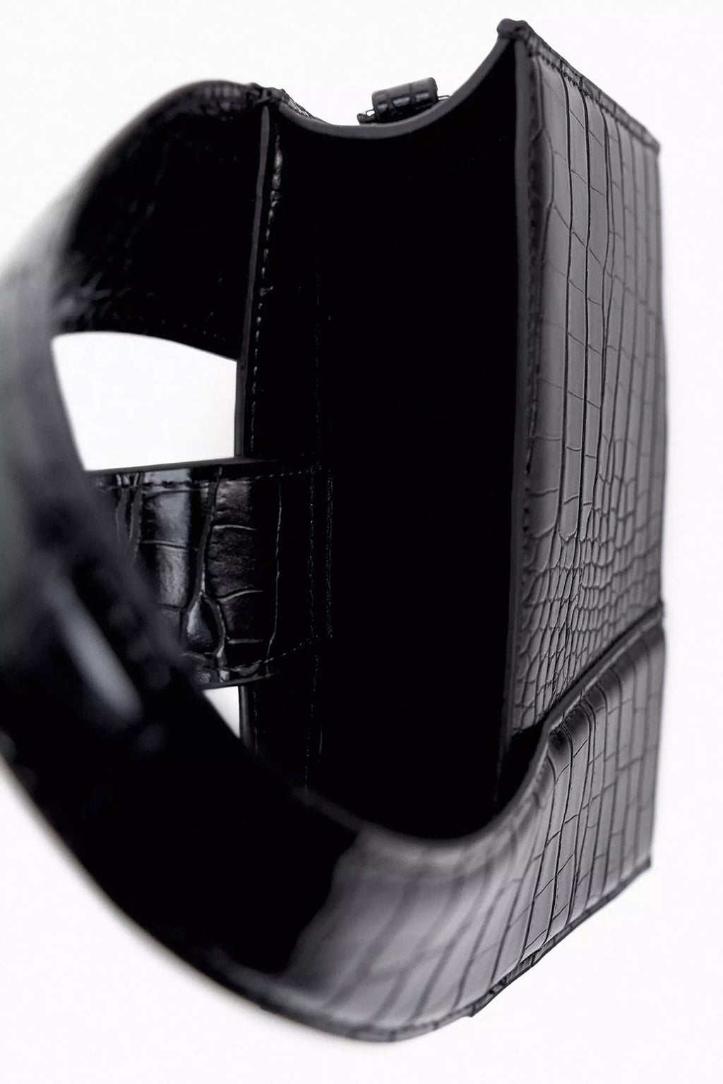 Timsah Desenli Kare Tote Çanta