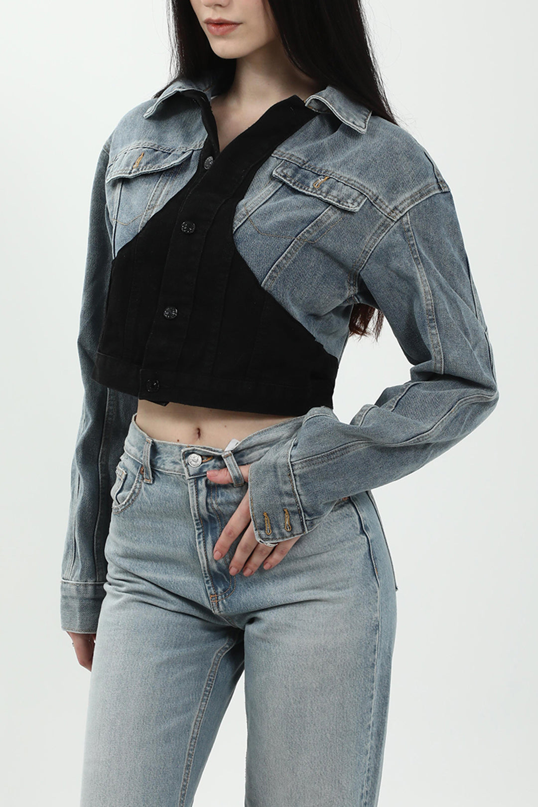 Kot Crop Ceket