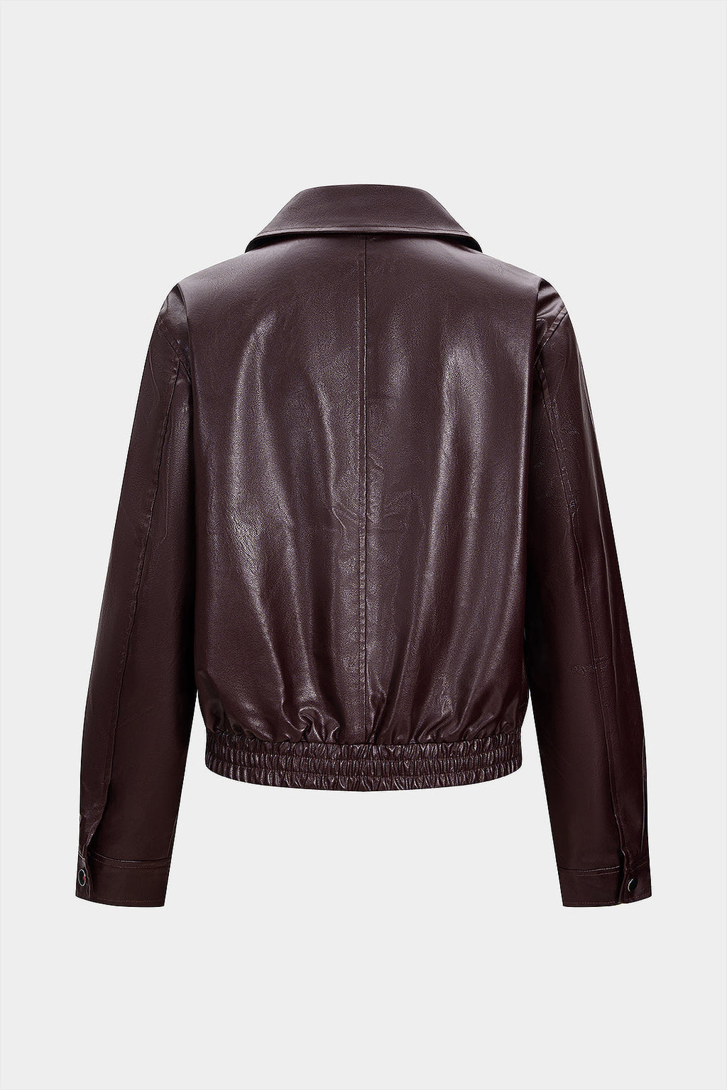 Suni Deri Zipper Ceket