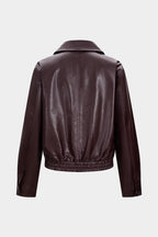 Suni Deri Zipper Ceket